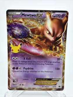 Mewtwo EX 54/99 Celebrations: Classic Collection Holo Rare NM Pack Fresh Pokemon - Image 1