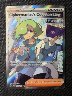 Ciphermaniac's Codebreaking Ultra Rare SV05: Temporal Forces 198/162 NM Pokemon - Image 1