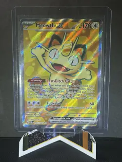 Meowth ex Ultra Rare Full Art 107/088 Perfect Order - Image 1
