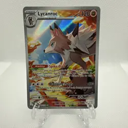 Lycanroc 166/159 Illustration Rare Holo SV09: Journey Together Pokemon TCG NM - Image 1