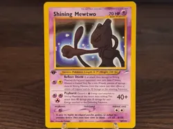 2002 Pokemon Shining Mewtwo Neo Destiny 109/105 1st Ed Holo - Image 1