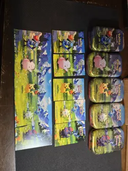 Ascended Heroes Mini Tin EMPTY Set of 5 (Connecting Arts) - Pokemon TCG - Image 1