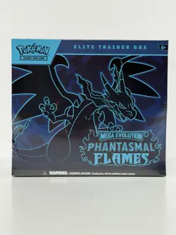 Pokemon TCG Mega Evolution Phantasmal Flames ETB - Factory Sealed New! - Image 1