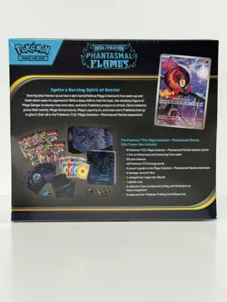 Pokemon TCG Mega Evolution Phantasmal Flames ETB - Factory Sealed New! - Image 4