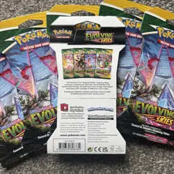 Pokemon TCG Evolving Skies Sleeved Booster Packs X 6 NEW & SEALED ENGLISH - Image 3