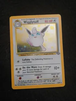 Pokemon TCG Wigglytuff Jungle 16/64 Holo Unlimited Holo Rare - Image 1