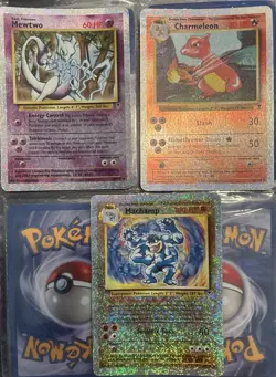 Vintage Pokemon Legendary Collection Reverse Holos – Mewtwo Charmeleon Machamp - Image 5