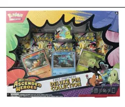 2 Pack Pokemon TCG: Ascended Heroes First Partners Deluxe Pin Collection - Image 1