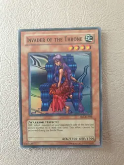 YUGIOH INVADER OF THE THRONE SUPER RARE SRL-EN026 NM - Image 1