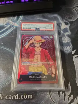 MONKEY D. LUFFY SUPER PRE RELEASE LEADER PSA 10 ONE PIECE (ST01-001) ENGLISH - Image 1