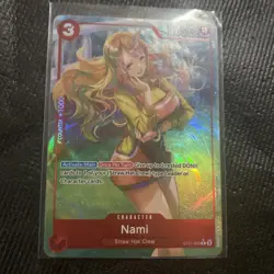 Nami ST21-009 C Parallel Alt Art Foil Starter Deck EX Gear 5 One Piece TCG NM - Image 1