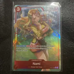 Nami ST21-009 C Parallel Alt Art Foil Starter Deck EX Gear 5 One Piece TCG NM - Image 3