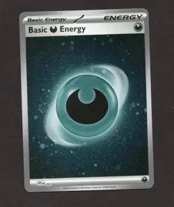 Basic Darkness Energy 007 Cosmos Holo Scarlet & Violet 151 Pokemon LP - Image 1