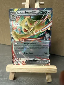 Team Rockets Persian EX 150/182 Double Rare Pokemon Destined Rivals NM/M Mint - Image 1