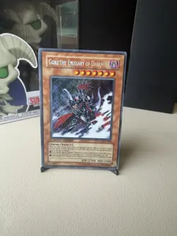 Yugioh Gorz the Emissary of Darkness DLG1-EN000 Secret Rare VLP/NM - Image 1