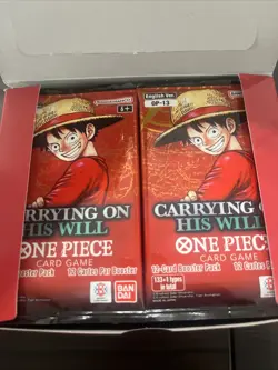 Bandai One Piece Card Game – Carrying On His Will unsealed Box 24 packs OP13 - Image 2