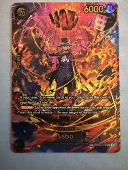 One Piece TCG Sabo (SP) Foil Adventure on Kami's Island #PRB02-014 NM - Image 1