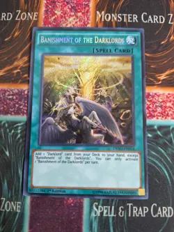 Yu-Gi-Oh! Banishment of the Darklords DESO-EN034 Secret Rare 1st Edition NM - Image 1
