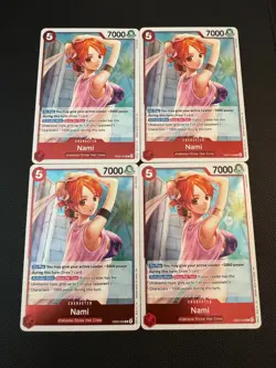 Nami - EB03-006 Rare x4 Playset | Heroines ONE PIECE TCG English - Image 2