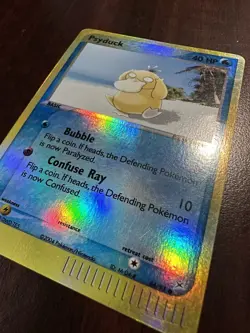 Pokemon TCG Psyduck Reverse Holo Card 44/95 Team Magma vs Team Aqua MP - Image 3