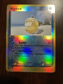 Pokemon TCG Psyduck Reverse Holo Card 44/95 Team Magma vs Team Aqua MP - Image 5