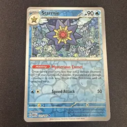 Starmie 121/165 Reverse Holo MEWen 151 English Pokemon Card - NM - Image 1