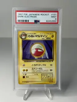 1997 P.M. JAPANESE ROCKET #101 DARK ELECTRODE PSA 9 MINT FRESHLY GRADED ENN CARD - Image 1
