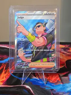 Pokemon TCG Judge 222/182 Destined Rivals Trainer Card - Image 1