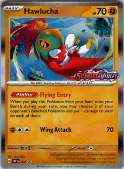 Hawlucha - (Prerelease) SV: Scarlet & Violet Promo Cards 007 Holo NM - Image 1