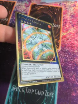 Yu-Gi-Oh! Evolzar Laggia MGED-EN028 1st Edition Premium Gold Rare NM - Image 2