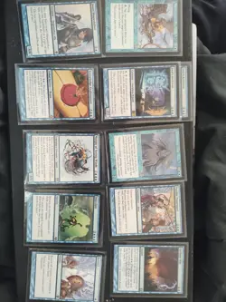 Magic the Gathering Lot of Blue Rares/Mythic Cards From Various Sets - Image 1