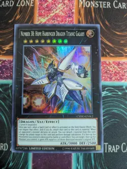 Yu-Gi-Oh! Number 38: Hope Harbinger Dragon Titanic Galaxy CYHO-ENSE2 Limited d4/ - Image 1