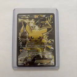 Pikachu EX XY124 Full Art Holo Black Star Promo Card 2016 - Image 1