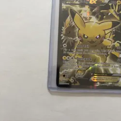Pikachu EX XY124 Full Art Holo Black Star Promo Card 2016 - Image 3