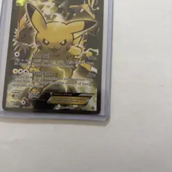 Pikachu EX XY124 Full Art Holo Black Star Promo Card 2016 - Image 4