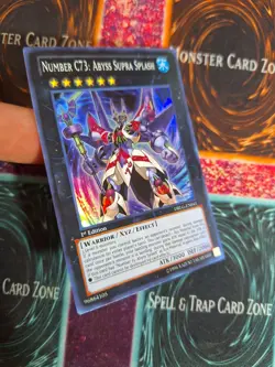 Yu-Gi-Oh! Number C73: Abyss Supra Splash DRLG-EN041 Super Rare 1st Edition NM a1 - Image 2