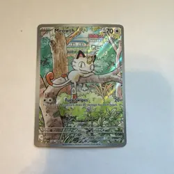 Pokemon Meowth Illustration Rare Holo English Me02 Card 106/094 70 HP - Image 1