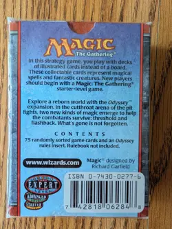 Magic The Gathering ODYSSEY (2001) 75 Additional Cards Box SEALED - Image 2