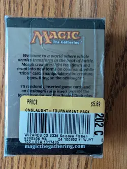 Magic The Gathering ONSLAUGHT (2002) 75 Additional Cards Box SEALED - Image 2
