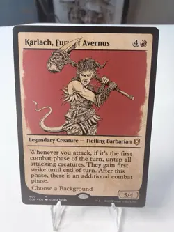 Karlach, Fury of Avernus Commander Legends: Battle Showcase MTG - Image 1