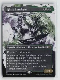 Glissa Sunslayer 318 Showcase Phyrexia: All Will Be One ONE MTG Magic - Image 1