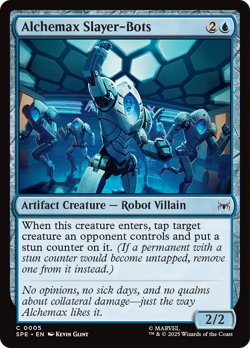 Alchemax Slayer-Bots (FOIL) x1 - MTG Marvel's Spider-Man Eternal SPE #5 - Image 1