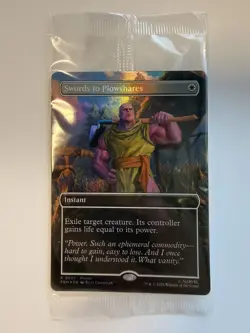 THANOS Magic the Gathering PSA Mag Promo Swords to Plowshares Marvel SEALED NM - Image 1