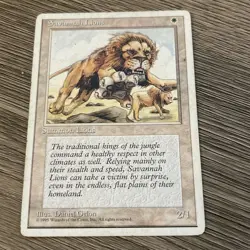 Savannah Lions 4th Edition MTG Magic The Gathering HP - Image 1