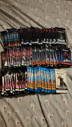 Magic the Gathering Sealed Booster Pack Lot 77 Packs 2024-2025 - Image 1