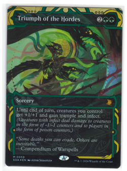 MTG Triumph of the Hordes Secrets of Strixhaven: Mystical Archive SOA #59 M Foil - Image 1