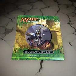 Magic: The Gathering Theros Holiday Gift Box with 4 Booster Packs- open - Image 1
