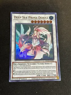 Yugioh 1x Deep Sea Prima Donna ETCO-EN042 Ultra Rare 1st Edition Mint! - Image 1