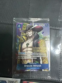 Dracule Mihawk OP11 Sealed Stamped Release Event Winner One Piece Promo P-081 - Image 1