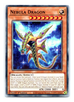 Nebula Dragon - MP20-EN159 - Common - 1st Edition Yugioh - Image 1